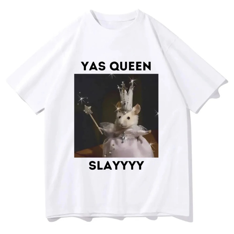 Sad Hamster T-shirt Funny Yas  - огляд і ціна Queen Street Fashion