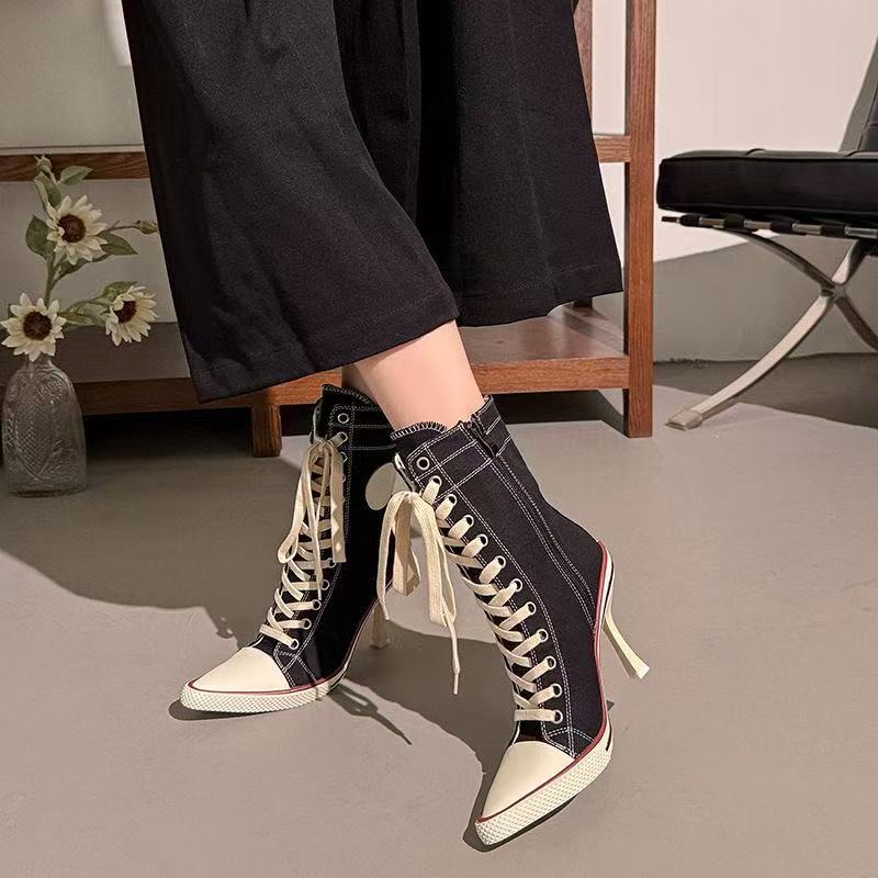 Y2K Girl's Shoes Designer High - огляд і ціна Street Fashion Y2K