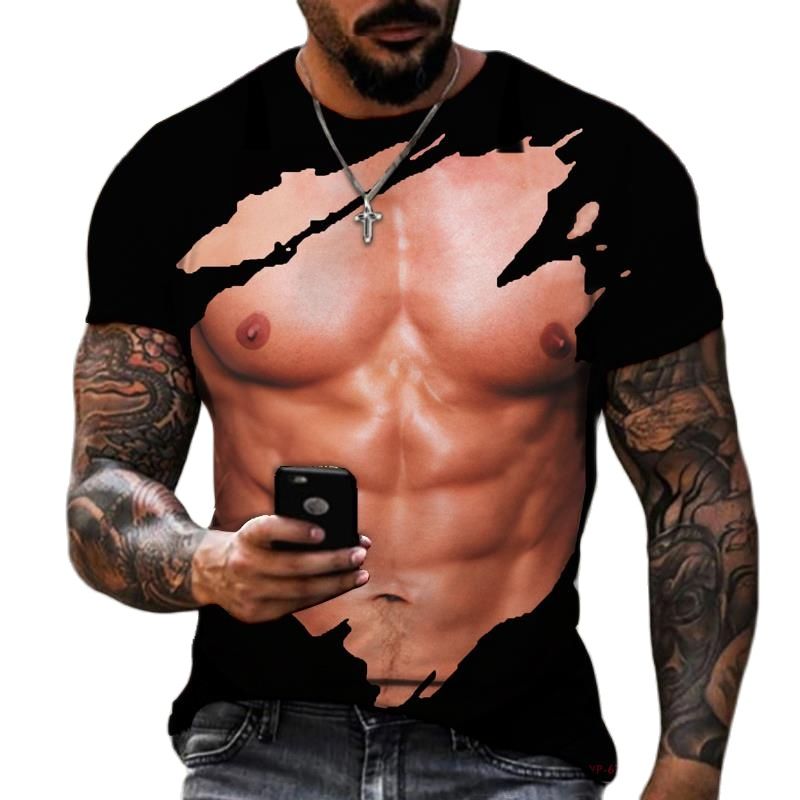Summer Fashion Men's 3D Printe - огляд і ціна Street Fashion For Short Guys