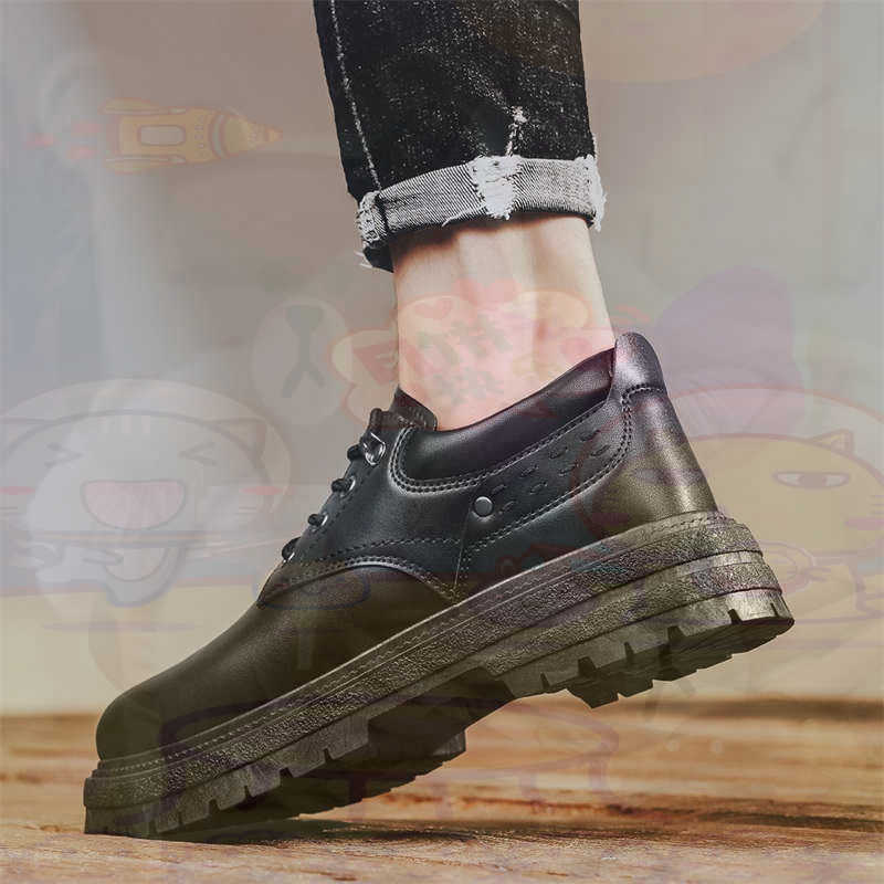 Dark Natural Leather Fashion T - огляд і ціна Street Fashion For Short Guys
