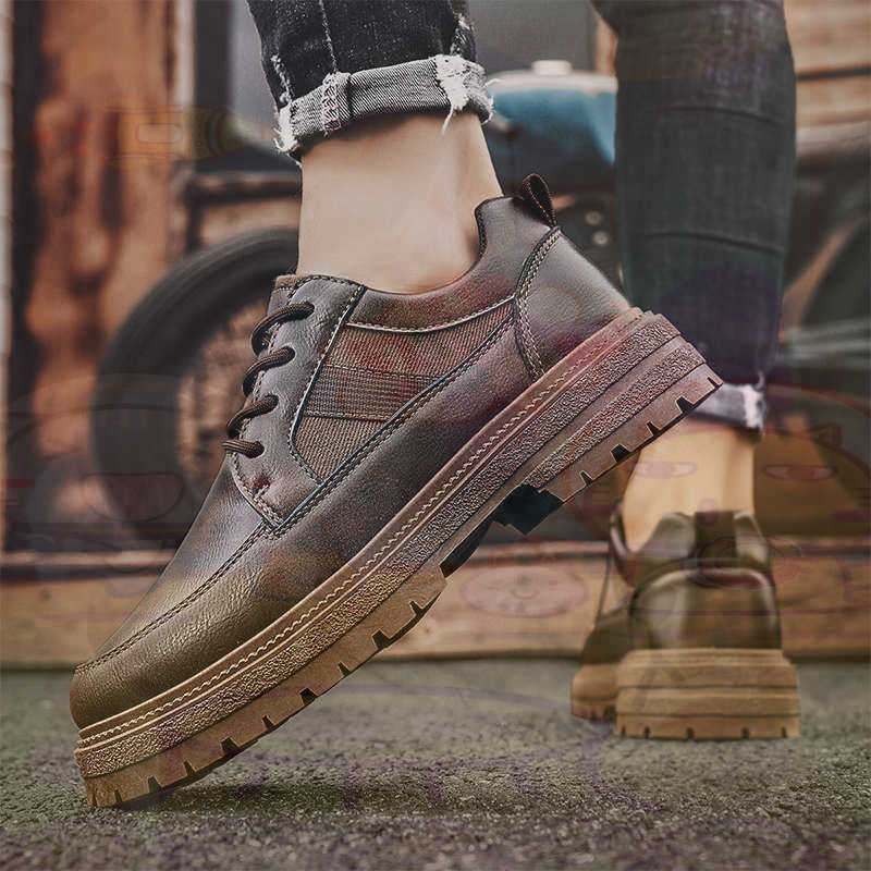 Dark Natural Leather Fashion T - огляд і ціна Street Fashion For Short Guys