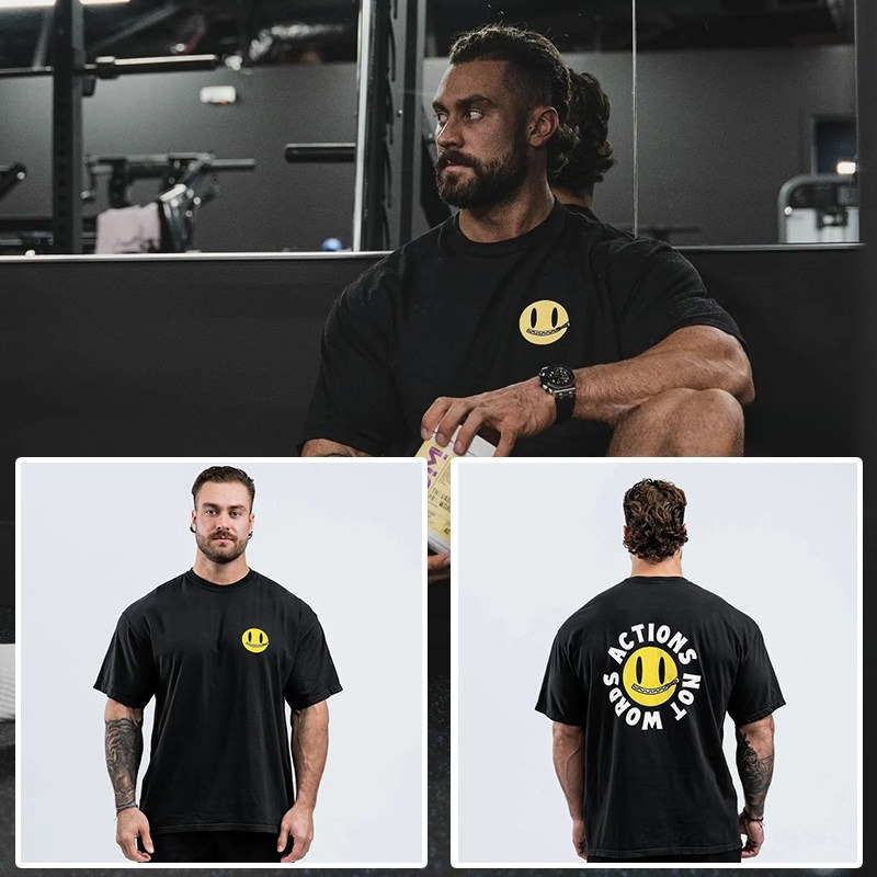 2026 Cool Cotton T Shirt Inspi - огляд і ціна Street Fashion For Short Guys