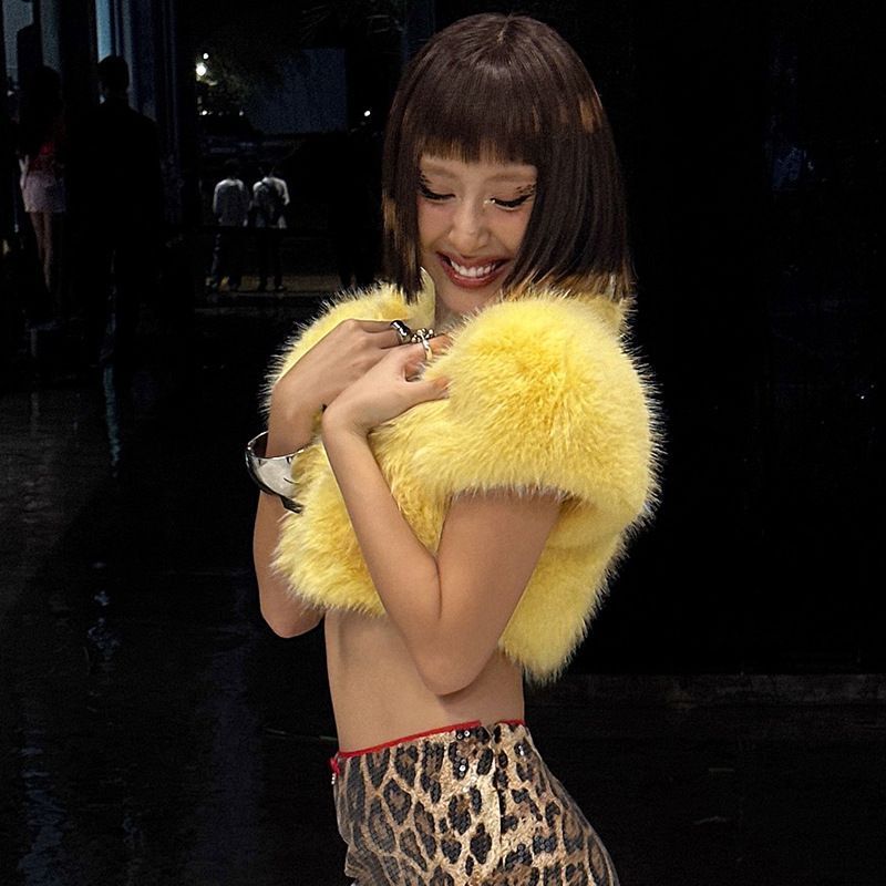 2025 Fur Short Coat Women Crop - огляд і ціна Street Fashion Men 2025