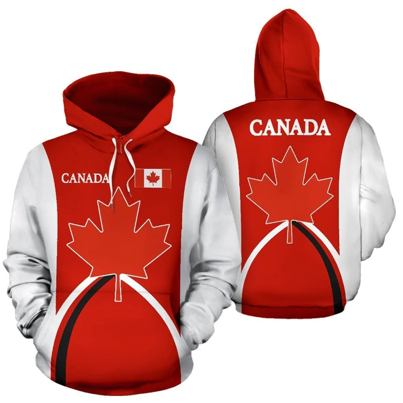 Canada Hoodie Maple Leaf 3d Pr - огляд і ціна Street Fashion Canada