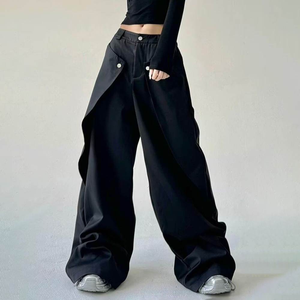 Mens Trousers Stitching Double - огляд і ціна Street Fashion Men 2025