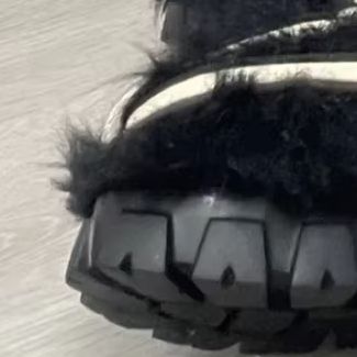 Women Black Furry Mid Calf Pla - огляд і ціна Street Fashion Y2K